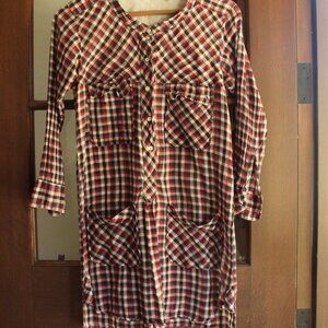 Isabel Marant Plaid Mini Dress, size O